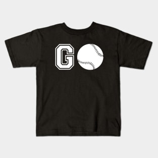 Go Baseball Softball Kids T-Shirt